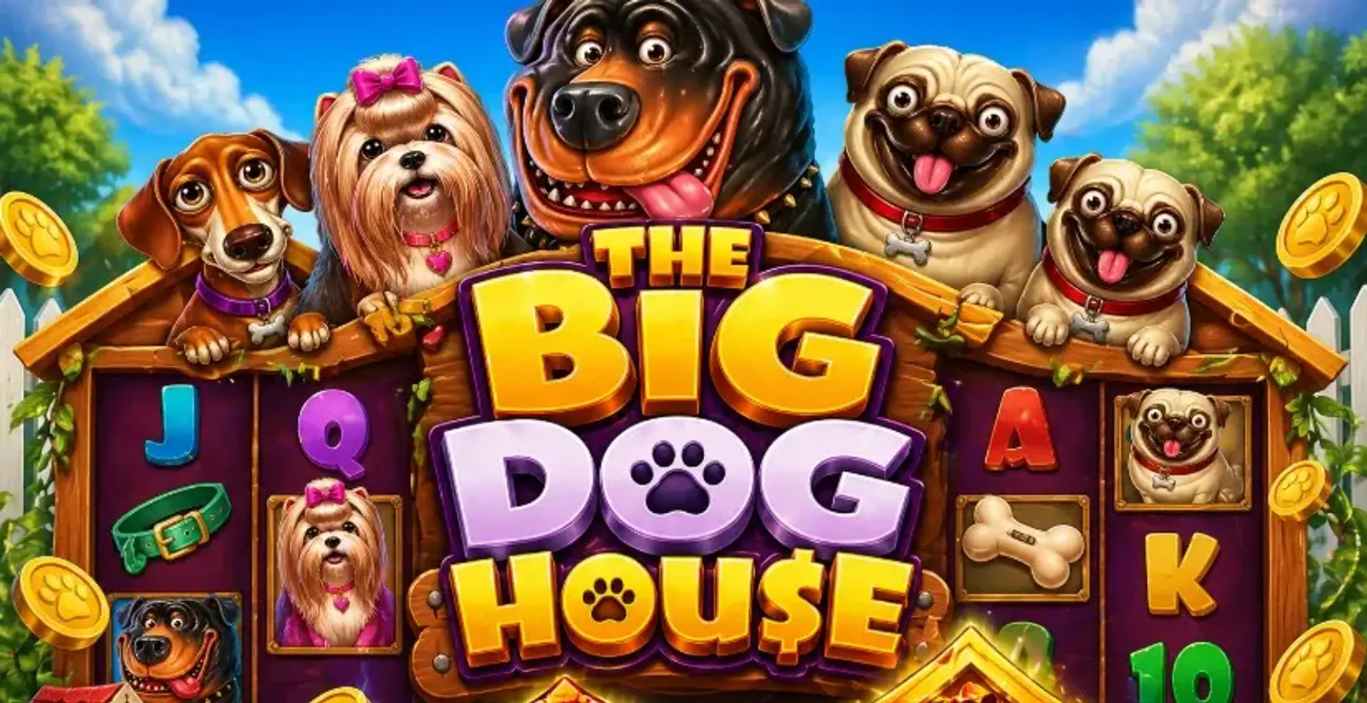 The Big Dog House slot visual review layout